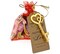 50 Pack Skeleton Key Bottle Opener Wedding Party Favor Souvenir Gift with Escort Tag and Jute Rope (Gold Tone,5 styles)